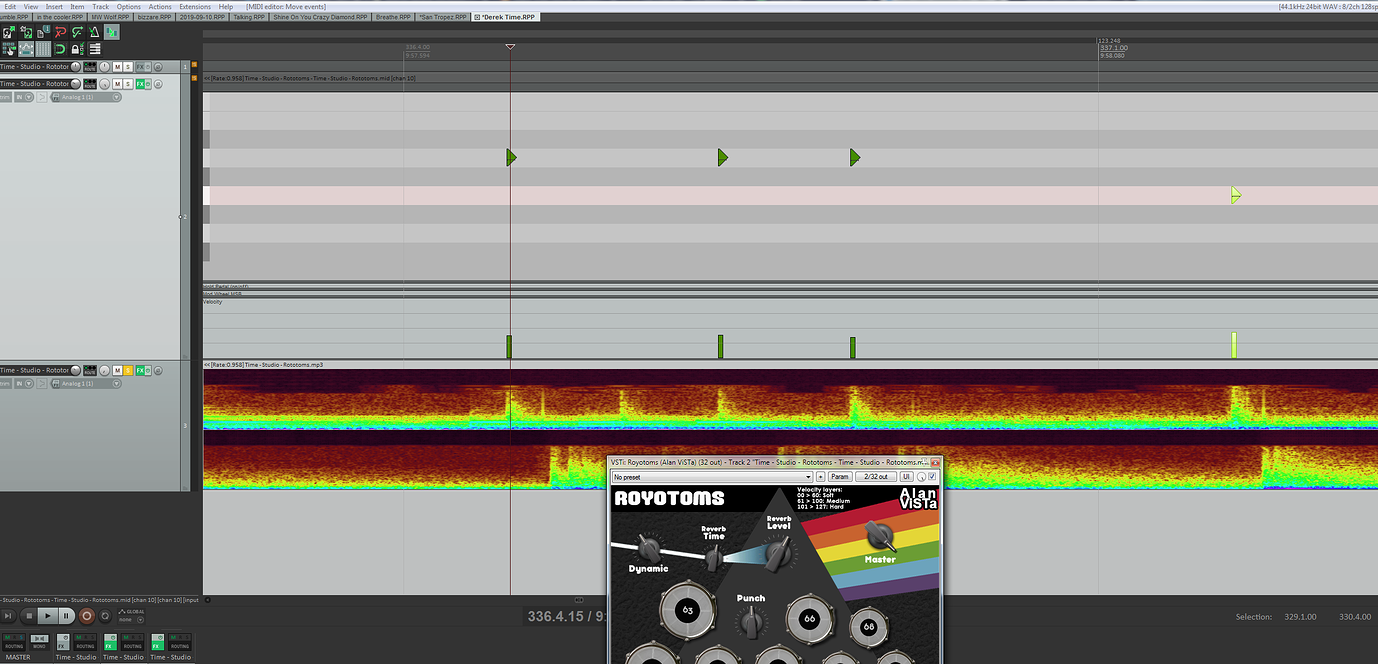 Pink Floyd rototoms VST Royotoms Cantabile Community