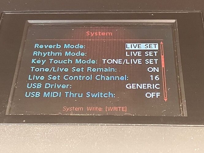 System RD-800 Midi CH