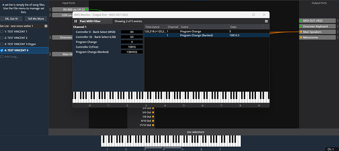 Cantabile 4.0 Program change