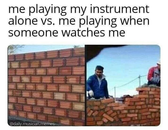 musician and bricks
