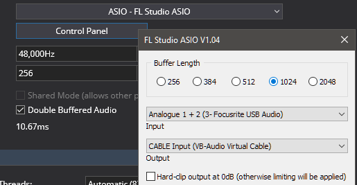 Can't set ASIO buffer size over 256 when using FL Studio ASIO (and other  issues) - Cantabile - Cantabile Community